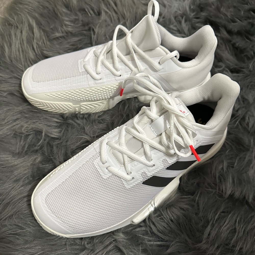 Adidas Solematch Bounce Tokyo 'White Black' GZ8491,  tennis shoes size 10